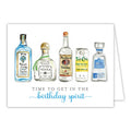 Time To Get In The Birthday Spirit Greeting Card