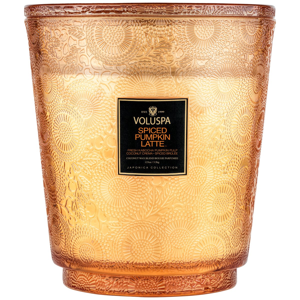 Spiced Pumpkin Latte 5 Wick Hearth Candle