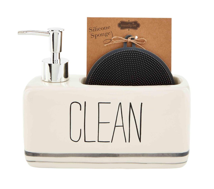 Soap Pump And Sponge Caddy Set