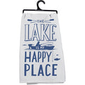 Lake Is My Happy Place Kitchen Towel
