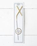 Big Golden Sparkler Wand Letter, X