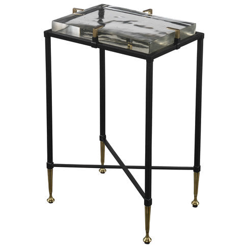 Ice Block Accent Table