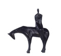 Horse Riding Man Sculpture