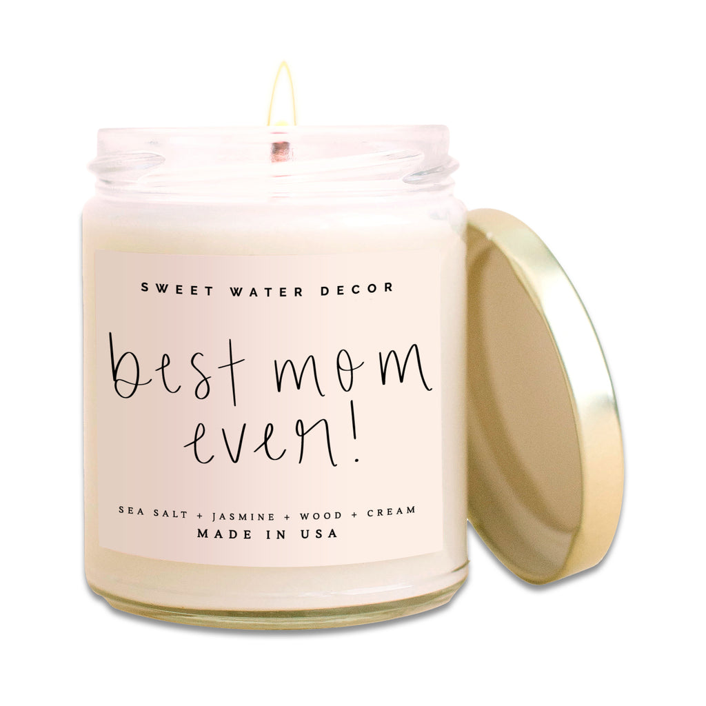 Best Mom Ever! Pink Lable Soy Candle
