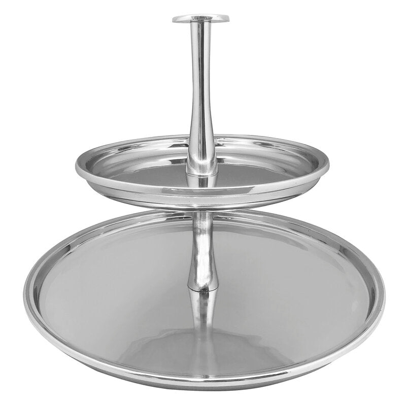 Signature 2-Tiered Stand with Engravable Top