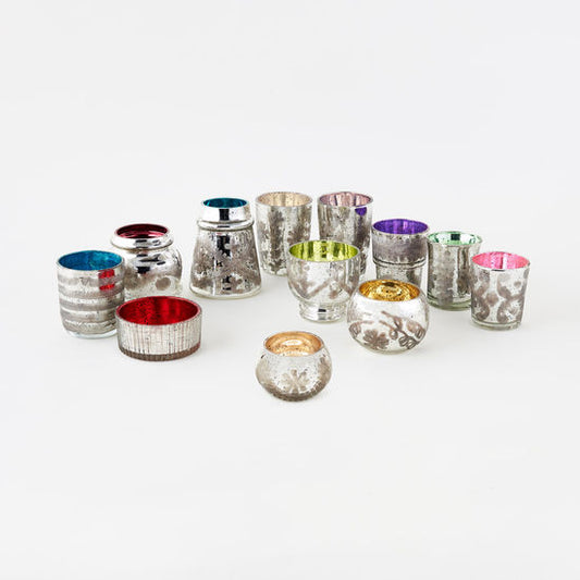 Votive Holder Assorted Glass