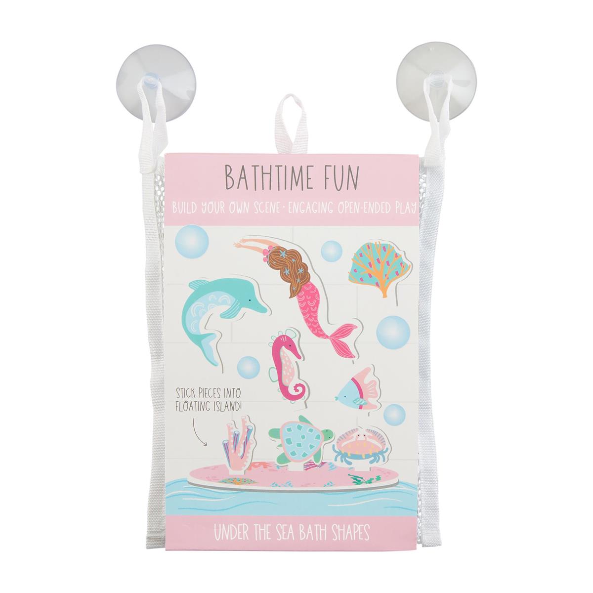 Pink Ocean Bath Stickable Set