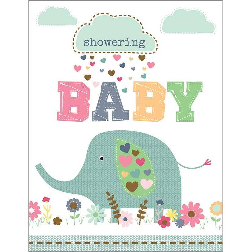 Baby Card - Shower Elephant