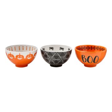 Happy Halloween Bowl Assortment of 3