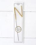 Big Golden Sparkler Wand Letter, N
