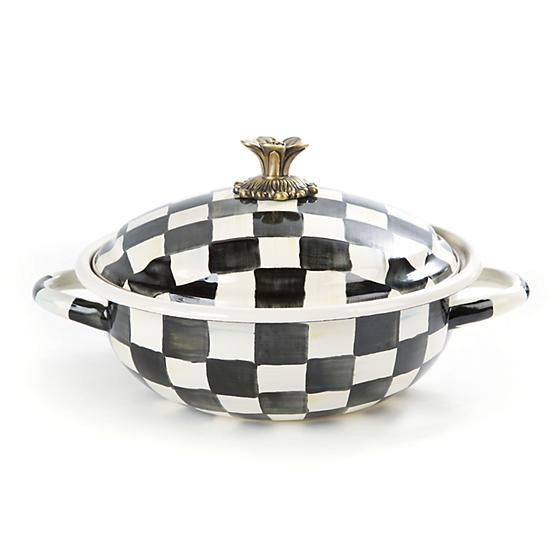 Courtly Check Enamel Casserbole - Medium