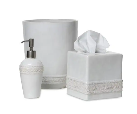 Le Panier Bath Set of 3 - Whitewash