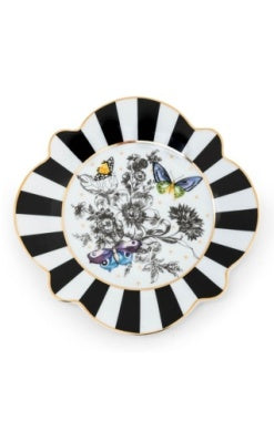 Butterfly Toile Salad Plate