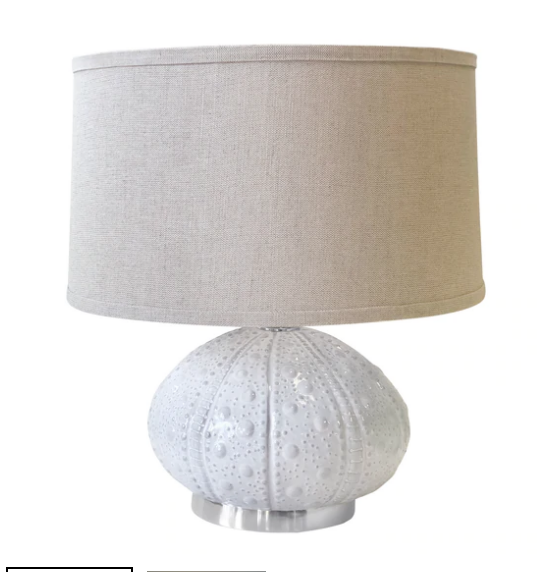 Ceramic Sea Urchin Table Lamp