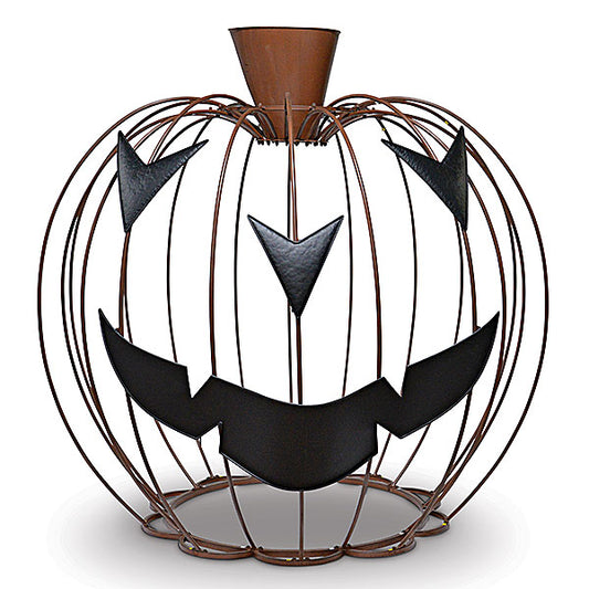 81.5"L Metal Pumpkin w/ Removable Face