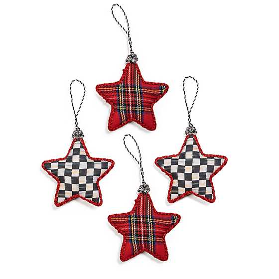 Tartastic Star Ornaments - Set of 4