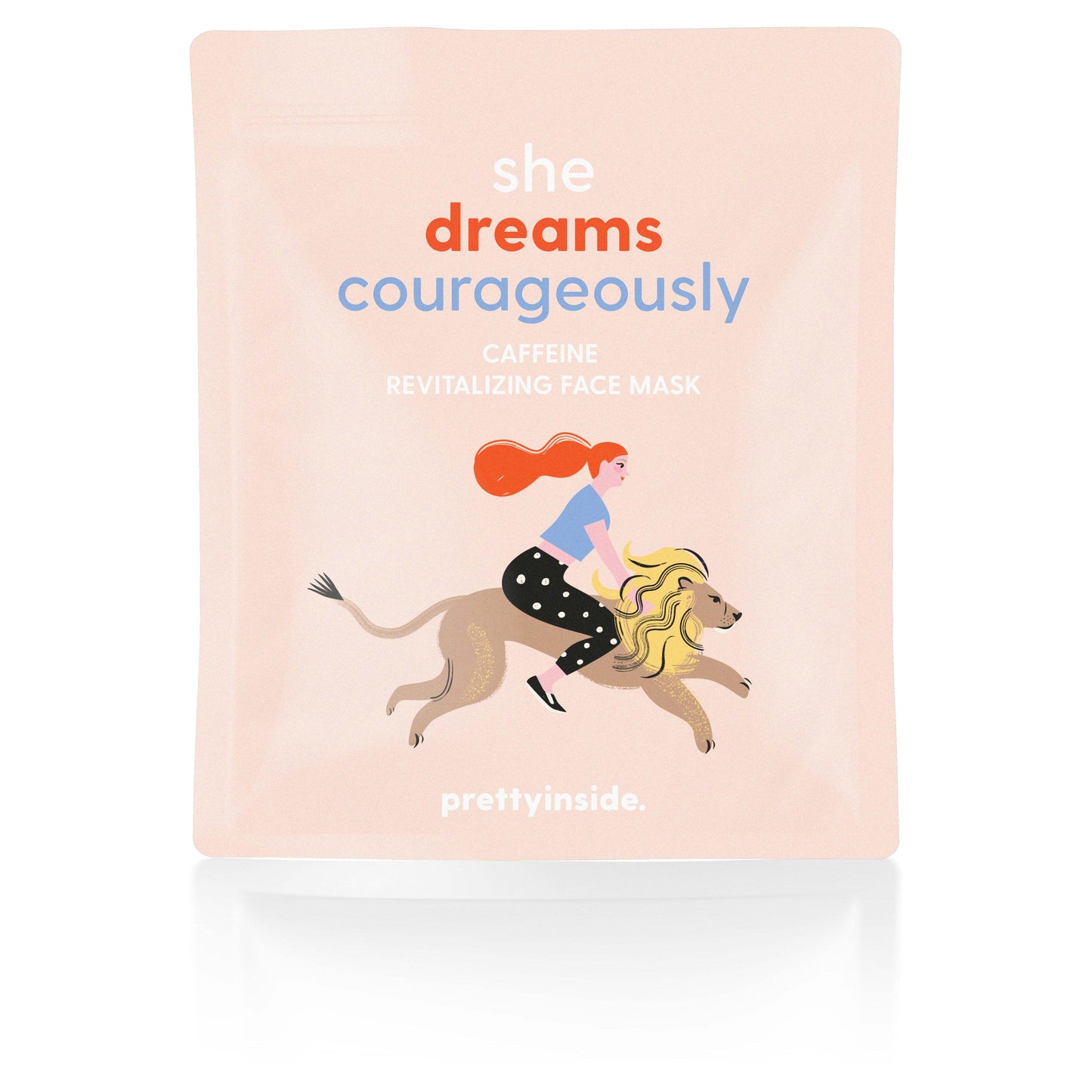 She Dreams Courageously Face Mask