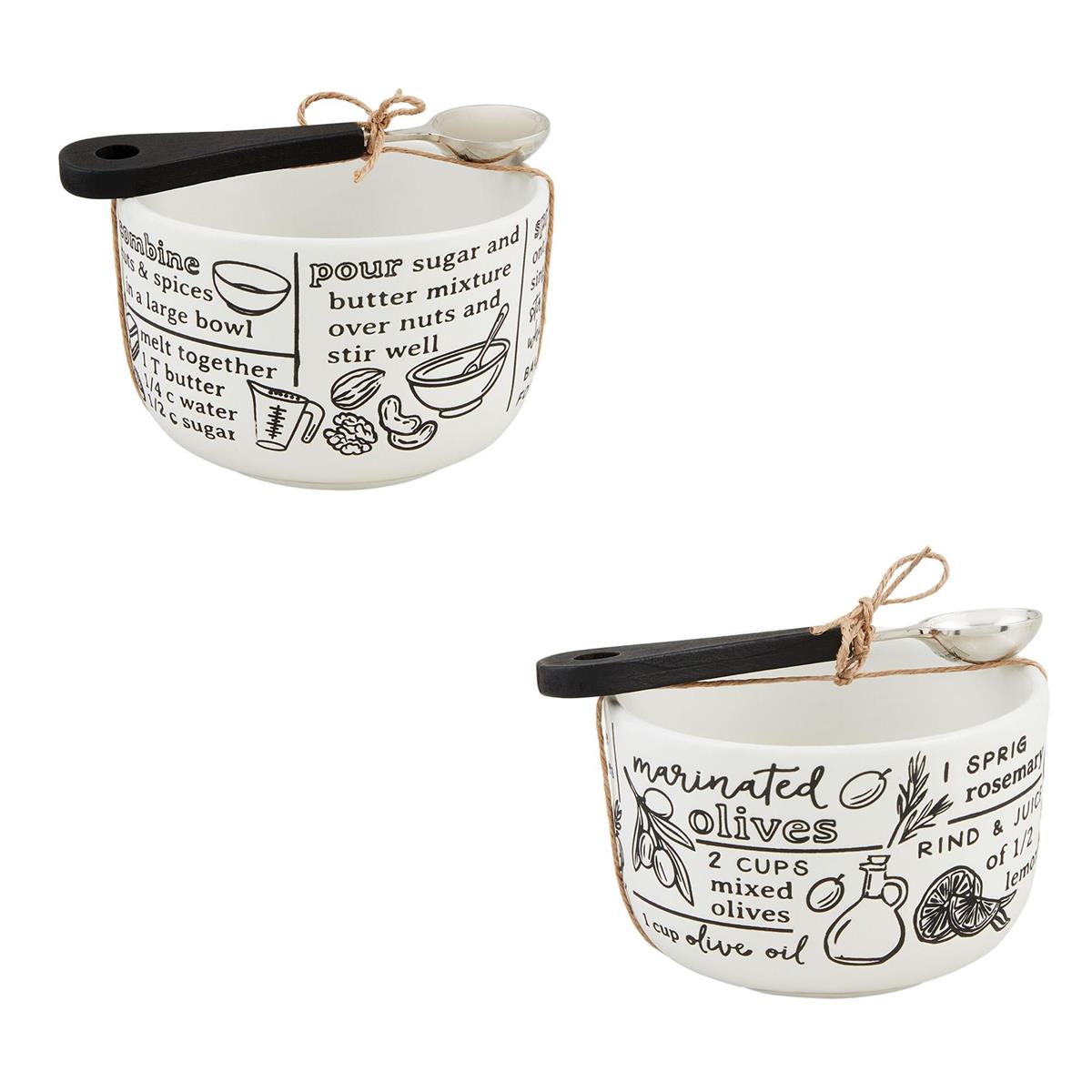 Olive Recipe Bowl Set