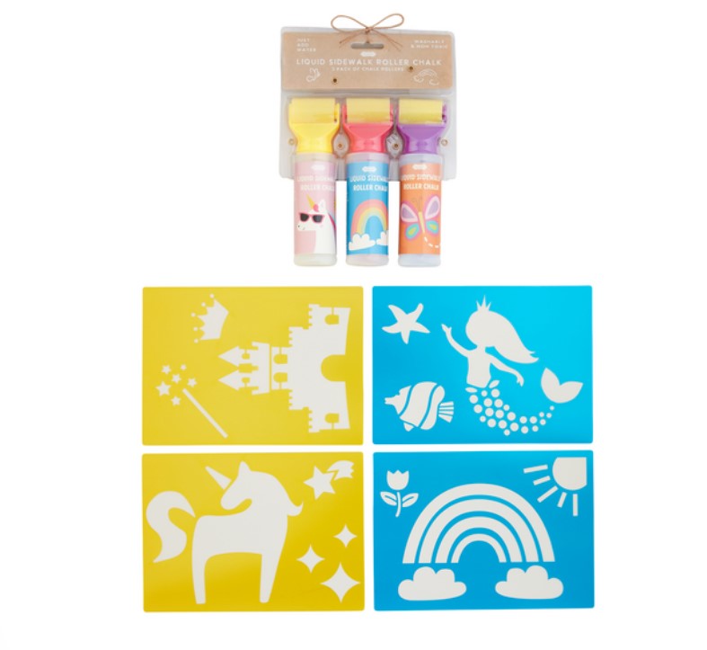 Girl Roller Chalk Set