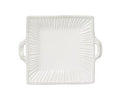 Incanto Stone Stripe Square Handled Platter