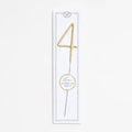 Big Golden Sparkler Wand Number, 4