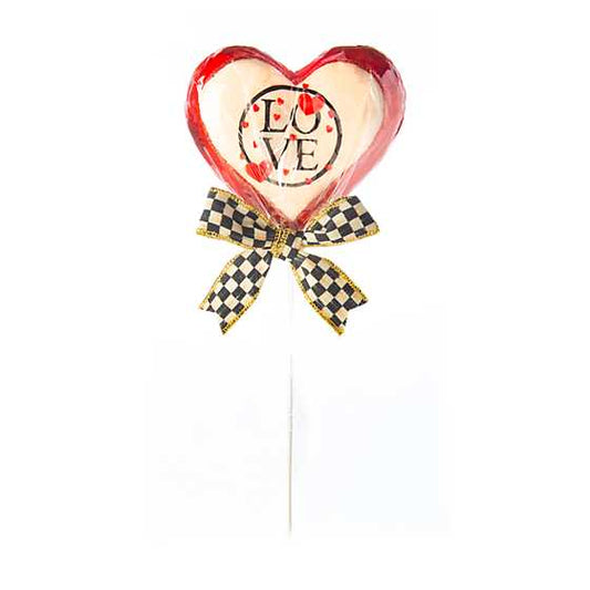 Heart Lollipop Pick - Love