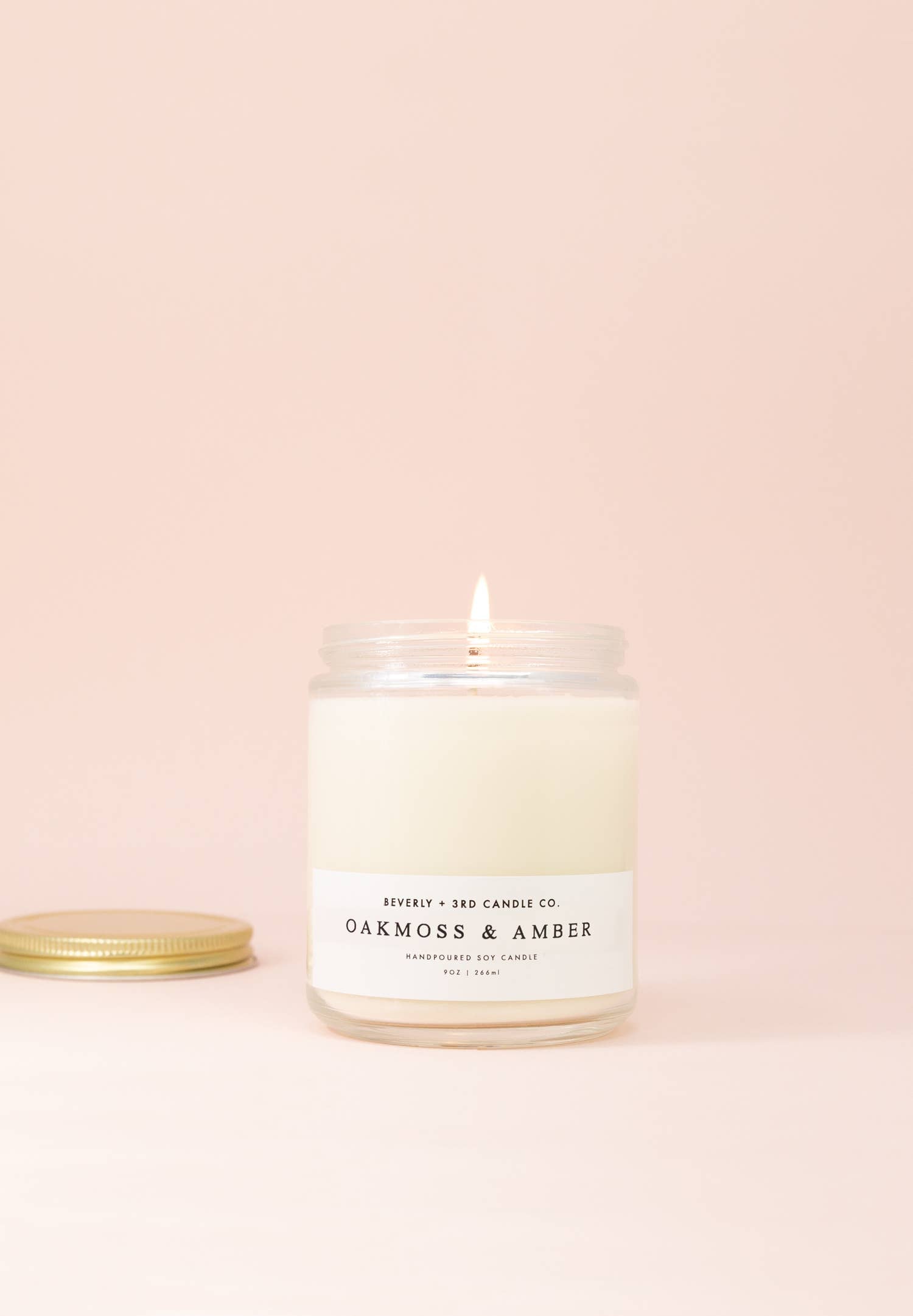 9 oz Oakmoss & Amber Candle - Regular Wick