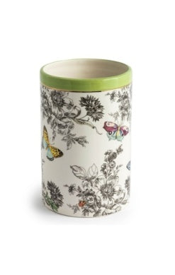 Butterfly Toile Short Vase