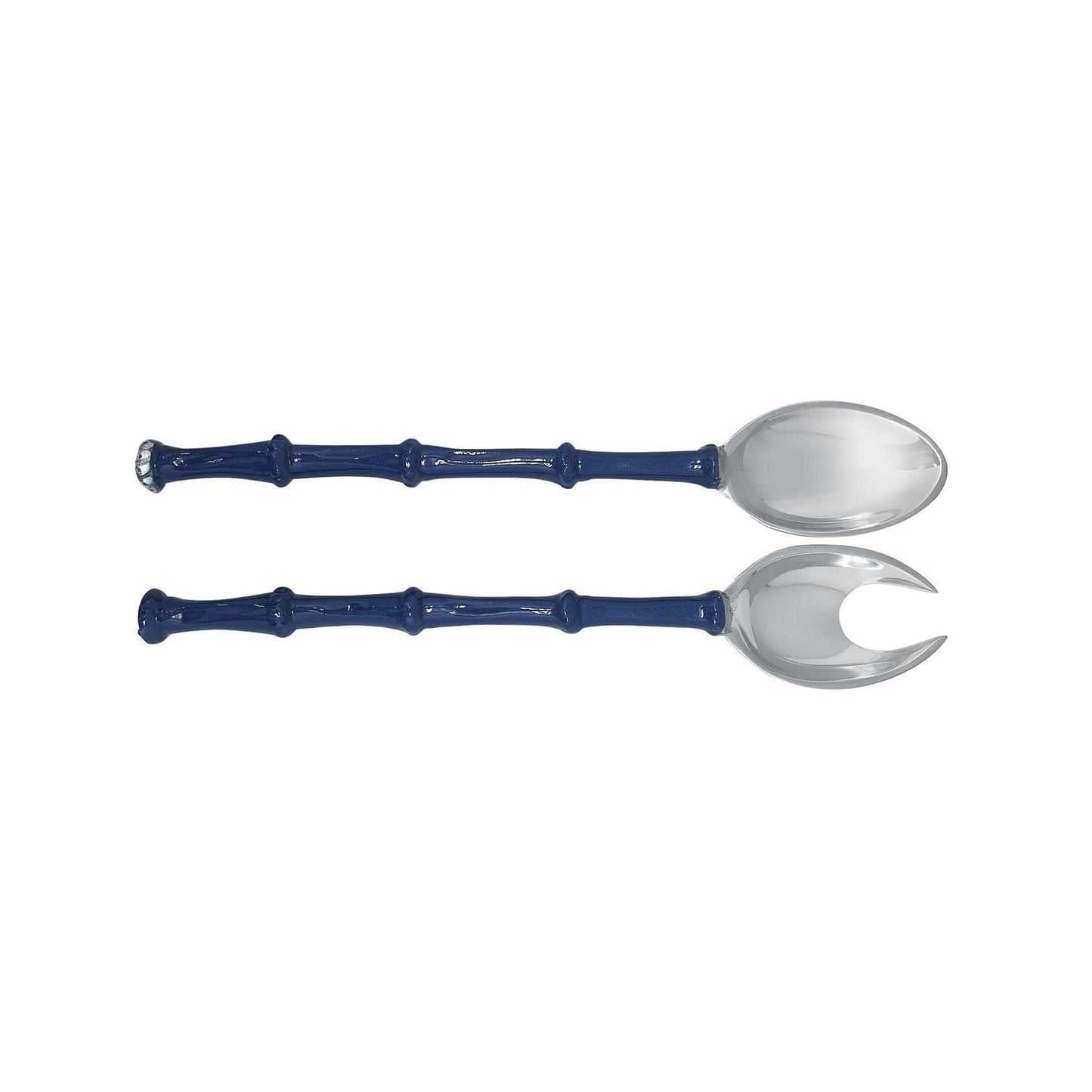 Bamboo Blue Salad Servers