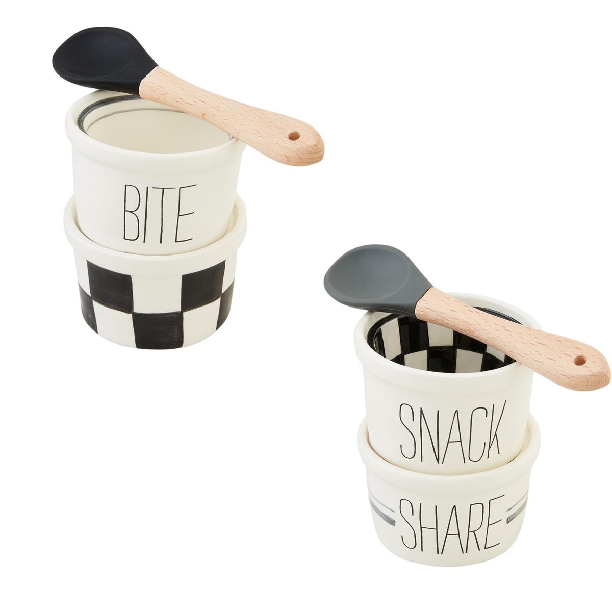 Bite Checkered Tidbit Set