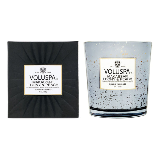 Makassar Ebony & Peach Classic Candle 9oz