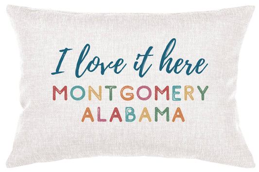 Color I Love it Here Lumbar Pillow “Paso Robles “