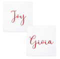 Papersoft Napkins Joy/Gioia Cocktail Napkins
