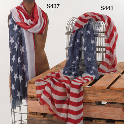 american flag design scarf