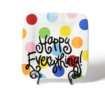 Bright Dot Mini Happy Everything! Square Platter