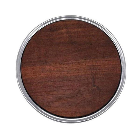 Signature Round Cheese Board, Dark Wood