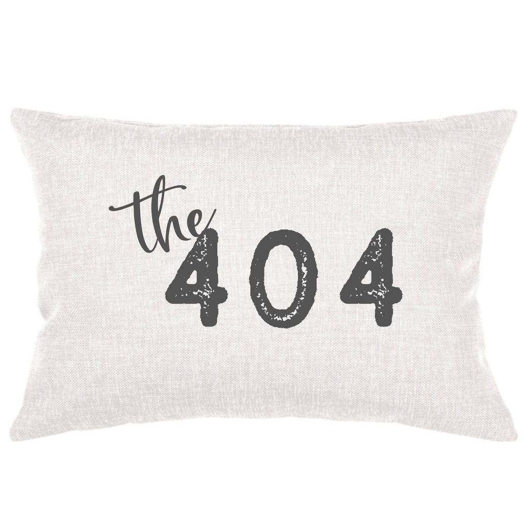 Gray Area Code Lumbar Pillow 805