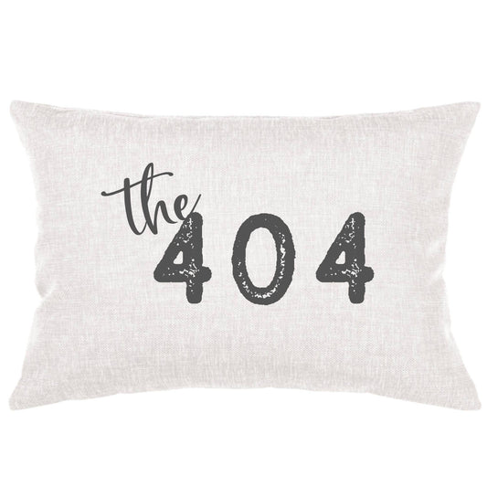 Gray Area Code Lumbar Pillow 805