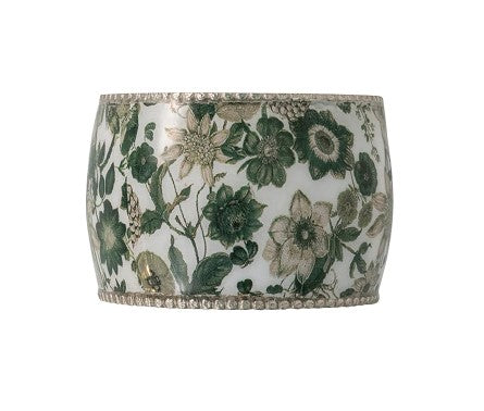 Field of Flowers Napkin Ring - Evergreen