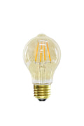 LED Bulb Amber E26, 4W, Dimmable, 2.5"x4.5"