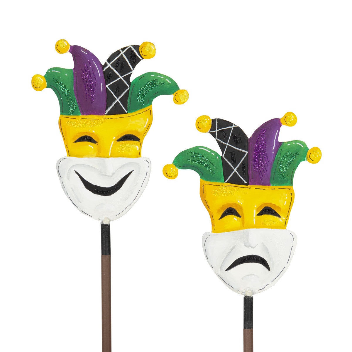 Mardi Gras Mask Finial