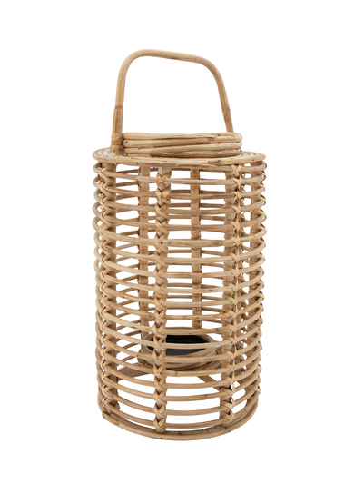 Wicker Lantern, Natural 16in