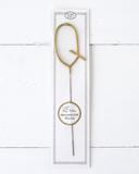 Big Golden Sparkler Wand Letter, Q