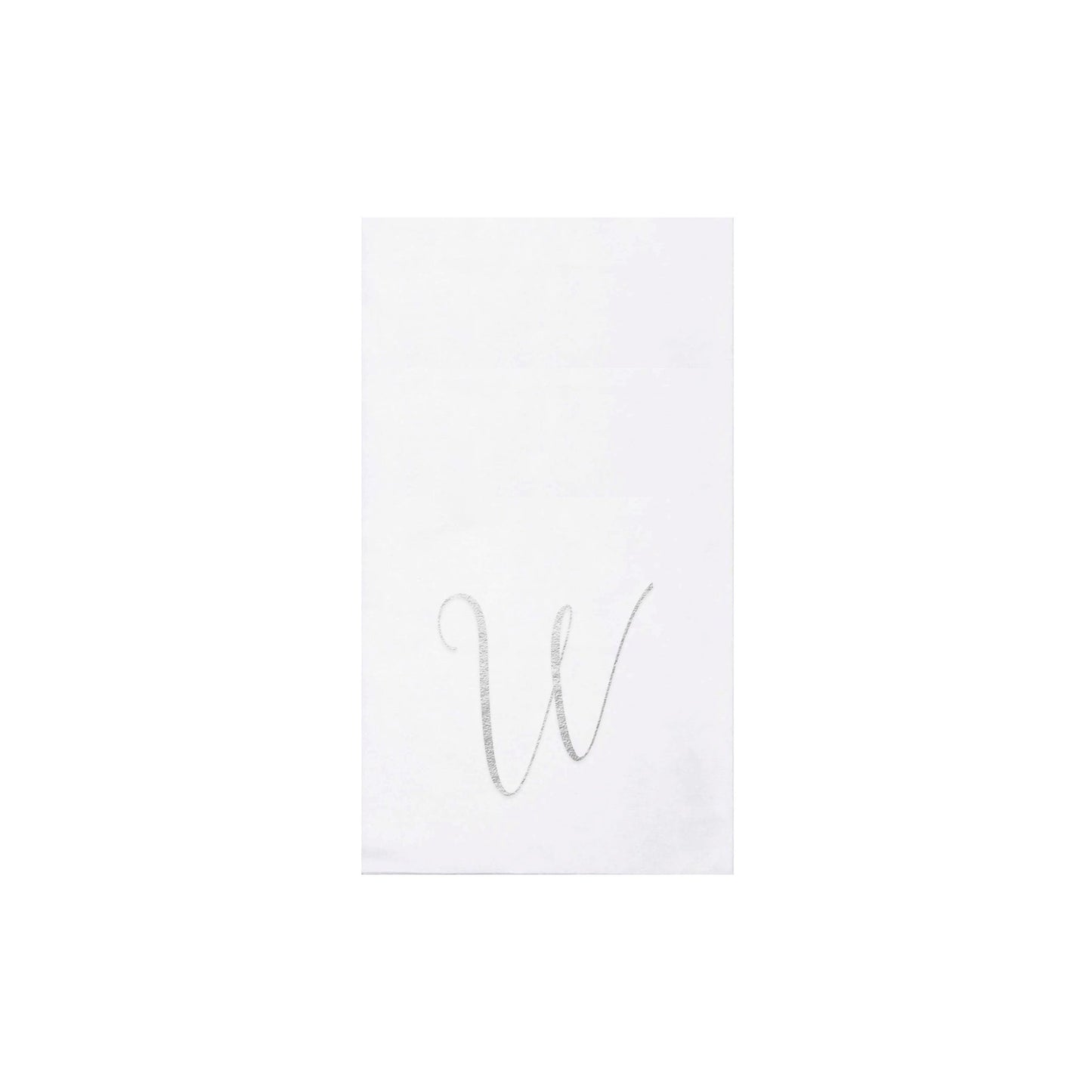 W Papersoft Napkins Monogram Guest Towels (Pack of 20)