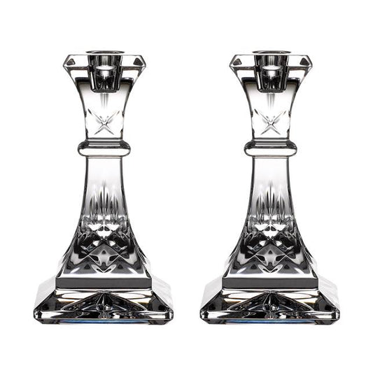 Lismore 6in Candlestick, Pair