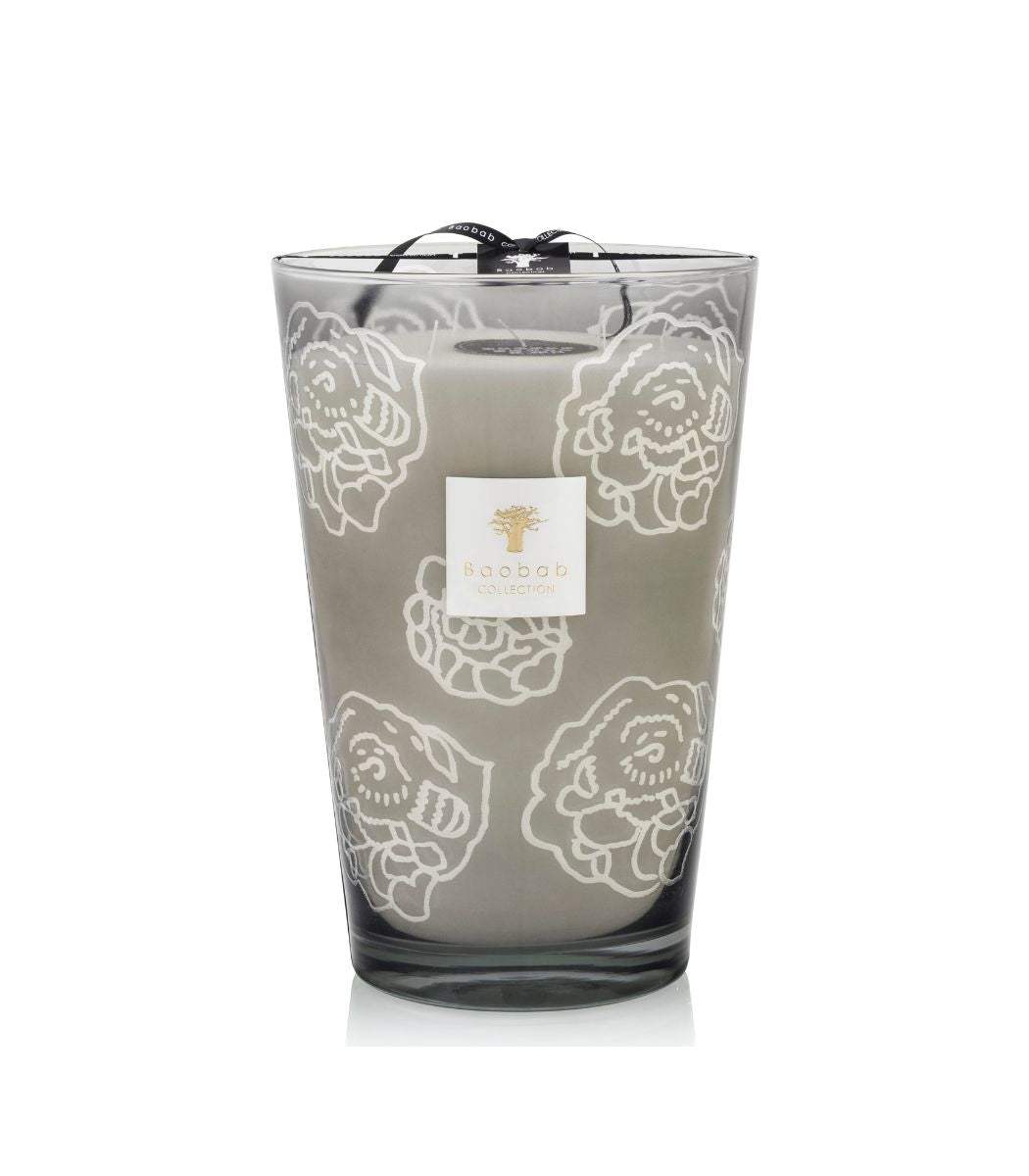 Max 35 Candle Roses Grey