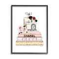 Fashion Essentials with Iconic Glam Brands Framed
