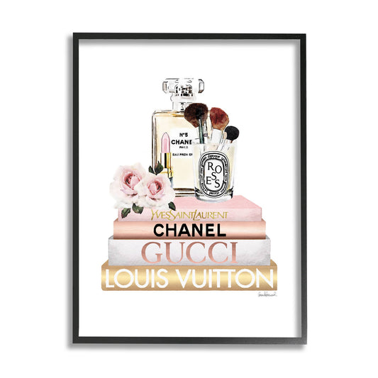 Fashion Essentials with Iconic Glam Brands Framed