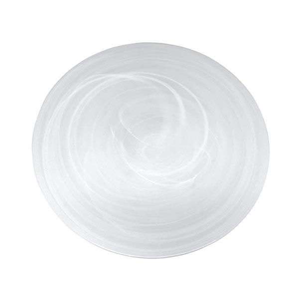 White Alabaster Charger Plate