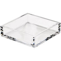 Acrylic Luncheon Napkin Holder - Crystal Clear